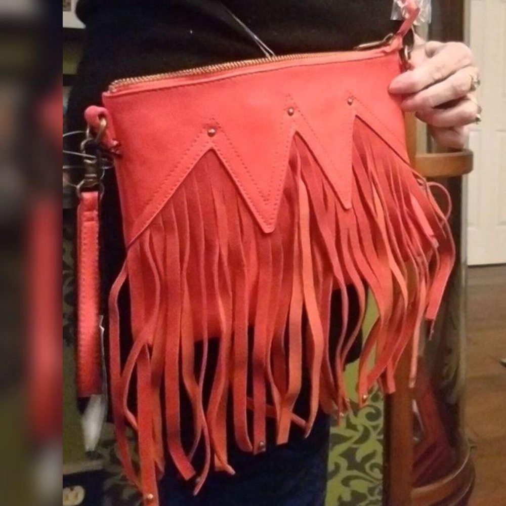 NWT💥Urban Originals Red Crossbody & leapard "Lover" clutch - Picture 2 of 6